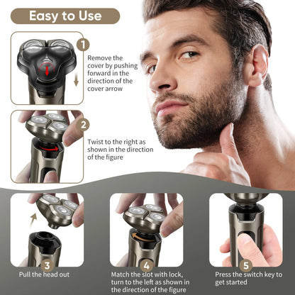 Sejoy Electric Hair Clipper for Men  5 in 1 Electric Nose Hair Trimmer Professional Cutting Machine Rechargalbe