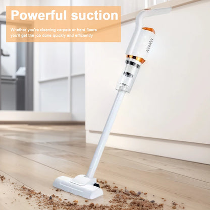 2 in 1 Handheld Wireless Vacuum Cleaner USB Rechargeable Strong Suction Mopping Machine 2000mAh Cordless Portable Cleaning Robot