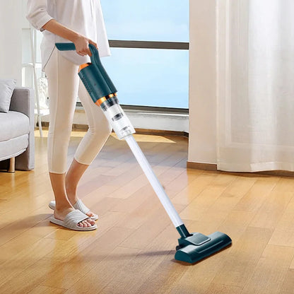 2 in 1 Handheld Wireless Vacuum Cleaner USB Rechargeable Strong Suction Mopping Machine 2000mAh Cordless Portable Cleaning Robot