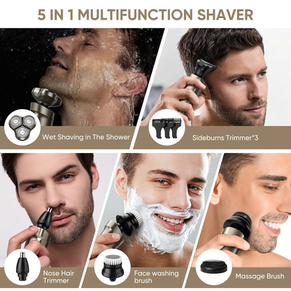 Sejoy Electric Hair Clipper for Men  5 in 1 Electric Nose Hair Trimmer Professional Cutting Machine Rechargalbe